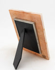 Genuine Pink Quartz/Glass 5” x 7" photo frame by Tozai Home, 2015