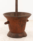 Vintage English Pestle and Mortar Oversized, English 1890s