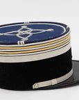 Vintage French Military Academy Officers Hat, Mid Century