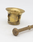 Antique Vintage Brass Mortar and Pestle