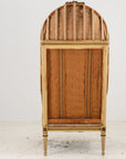 French Louis XV Style Carved Balloon Porters Chair, 19th Century