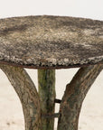 Faux Bois Reconstituted Stone Table, Scotland Early 20th C.