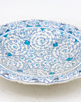 Vintage Iznik Plate in Turquoise, Blue, Cream, Early 20th C. Turkey