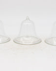 Set of 3 Glass Garden Cloches, English Mid 20th c.
