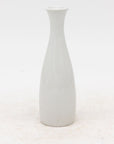 Collection of Three White Single Bud Vases, French Early 21st C.