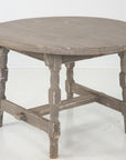 Early 20th Century Painted Gray Low Table