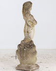 Composite Stone Figure of Venus Emerging from a Shell, England Mid 20th C.