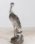 Reconstituted Heron or Crane Sculpture, French 1950s–60s
