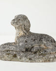 Reconstituted Stone Dog Spaniel Garden Ornament, England 20th Century