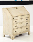 French Painted Secretary Desk with Fallfront, Mid 19th century