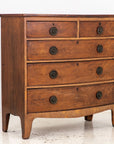 English Bowfront Chest of Drawers, Late 19th Century