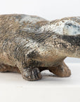 Reconstituted Stone Badger Garden Ornament, England 1960s