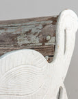 Crane Bench from Colchester Zoo in England, 20th Century