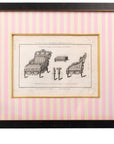 Turkish Style Bergere Armchair, 1780-96, Reproduction Print C. 2005