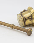 Antique Vintage Brass Mortar and Pestle