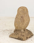 Vintage Stone Owl Garden Ornament