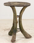 Faux Bois Reconstituted Stone Table, Scotland Early 20th C.