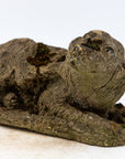 Reconstituted Stone Dog Spaniel Garden Ornament, England 20th Century