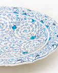 Vintage Iznik Plate in Turquoise, Blue, Cream, Early 20th C. Turkey