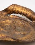 Burnished Metal Brutalist Inspired Tray, Late 20th Century