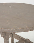 Early 20th Century Painted Gray Low Table
