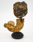 Reclaimed gilt fragment with pale amethyst