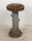 Faux Bois Bird Bath