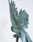 Bronze Sculpture of Three Parrots, Italy Mid 20th C.