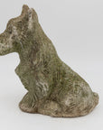 Composite Stone Scottie or Westie Dog, English Mid 20th C.