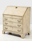 French Painted Secretary Desk with Fallfront, Mid 19th century