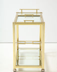 Mid 20th Century French Brass Trolley