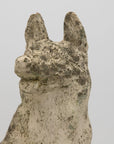 Pair of Concrete Shepherd Dogs, English mid 20th Century