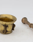 Antique Vintage Brass Mortar and Pestle