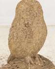 Vintage Stone Owl Garden Ornament