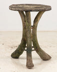 Faux Bois Reconstituted Stone Table, Scotland Early 20th C.