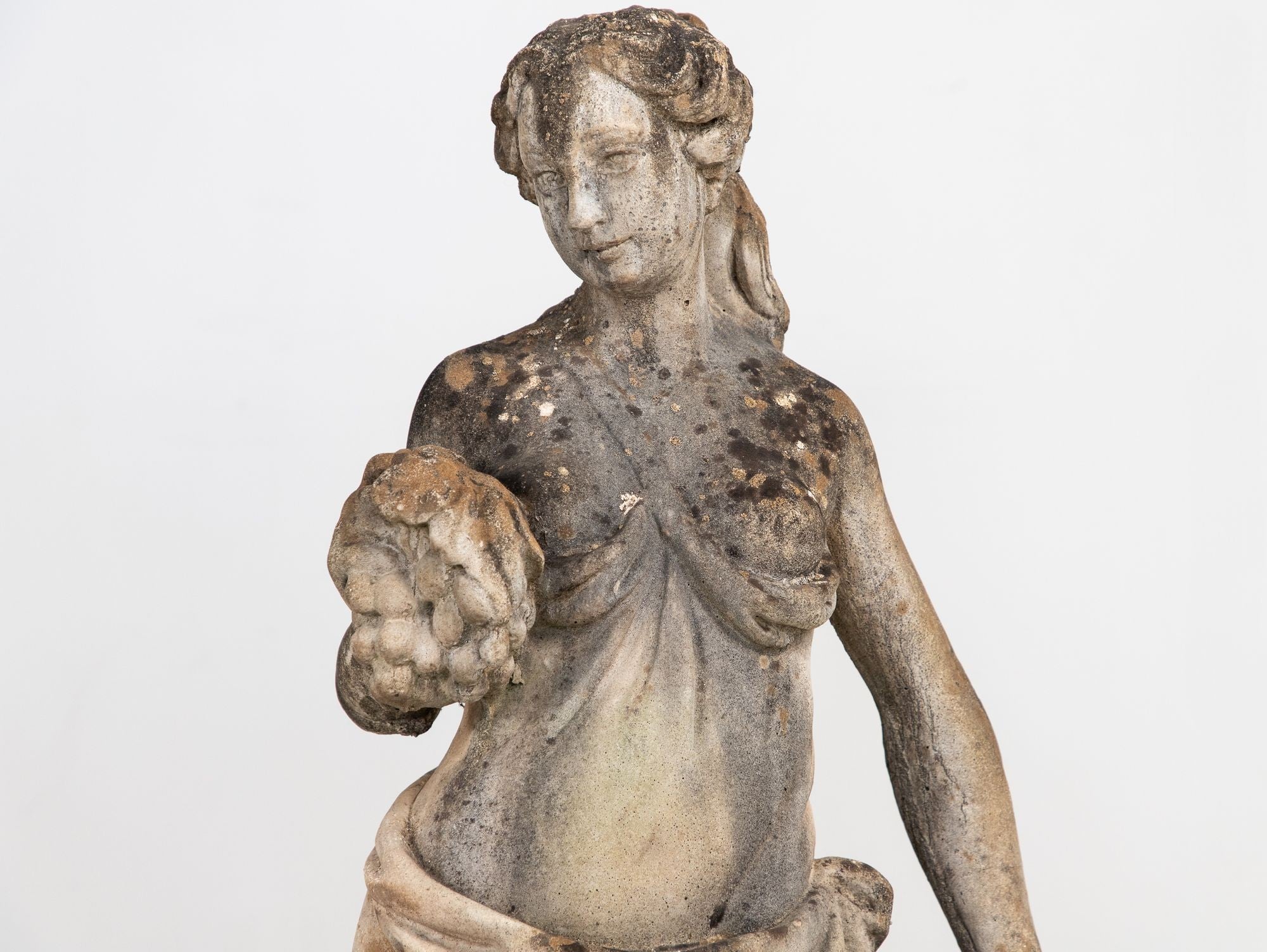 Large Autumn Goddess of the Four Seasons Garden Figure, Italy, Late 20th C.