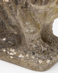Cast Stone Blood Hound Dog Garden Ornament