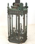 Bronze Art Deco Lantern, Circa 1920-30s