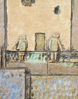 20th Century Glazed Studio Pottery Plaque (France, c. 1960)