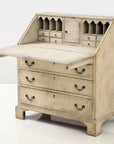 French Painted Secretary Desk with Fallfront, Mid 19th century