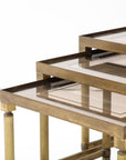 Maison Bagues Trio of Nesting Tables, France Mid 20th Century