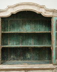 Early 19th century Swedish Vitrine White Painted Pine