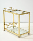 Mid 20th Century French Brass Trolley