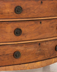 English Bowfront Chest of Drawers, Late 19th Century