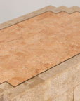 Tessalated Travertine Cabinet, Late 20th C