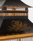 Regency Style Tole Birdcage on Stand, USA, 20th Century