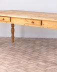 Vintage Pine Farmhouse Table, USA 1960s