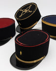Vintage French Military Academy Officers Hat, Mid Century