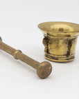 Antique Vintage Brass Mortar and Pestle
