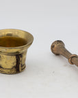 Antique Vintage Brass Mortar and Pestle
